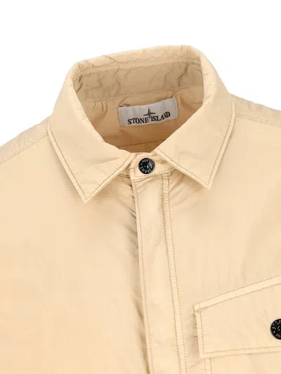 Stone Island Jackets In Brown
