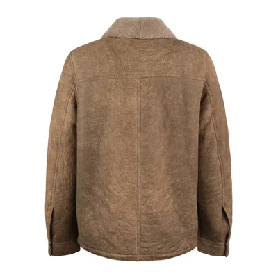 Sword 6.6.44 S.w.o.r.d 6.6.44 Brown Shearling Jacket In Brown