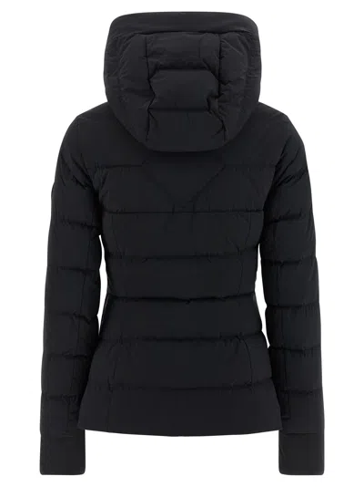 Canada Goose Black Clair Jacket Frontal Zip Closure In Black