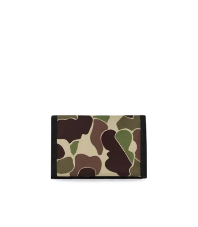 Carhartt Wip Alec Camo Green Wallet In Multi