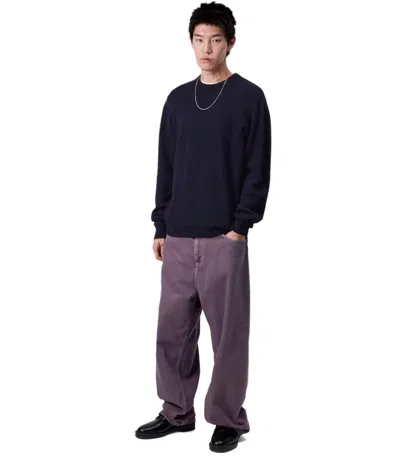 Carhartt Wip Alten Deep Night Crewneck Sweater In Blue