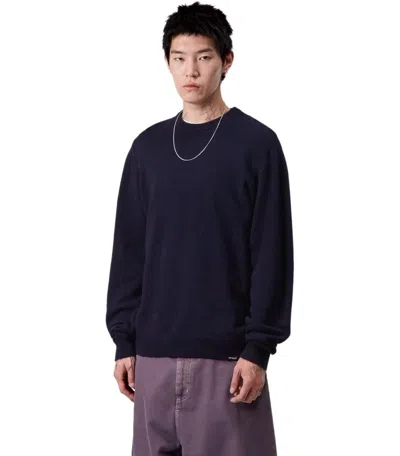Carhartt Wip Alten Deep Night Crewneck Sweater In Blue