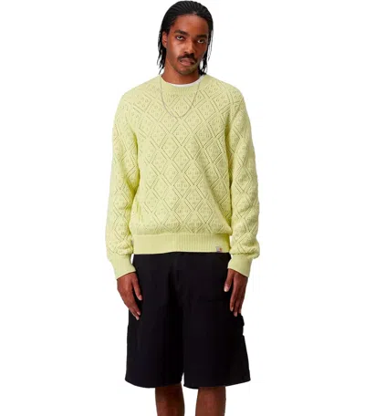 Carhartt Wip Kaley Air Green Crewneck Jumper In Green