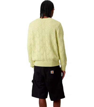 Carhartt Wip Kaley Air Green Crewneck Jumper In Green