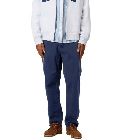 Carhartt Wip Newel Ink Trouser In Blue