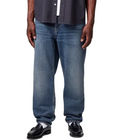 Carhartt Wip Newel Used Blue Jeans In Blue