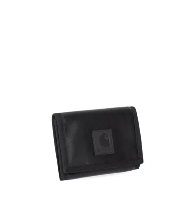 Carhartt Wip Norwich Black Wallet In Black
