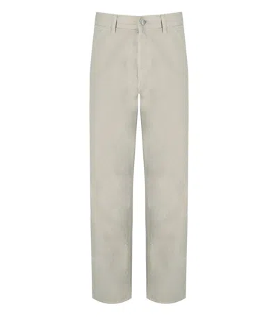 Carhartt Wip Single Knee Fleur De Sel Pants In White