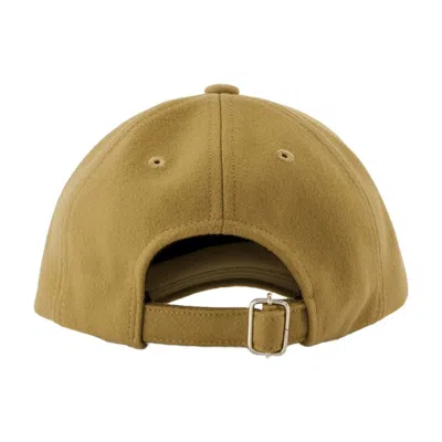 Apc Charlie Cap A.p.c. Wool Camel In Brown