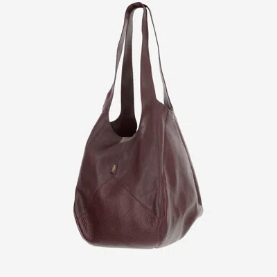 Chloé Chlo Hobo Balloon Bag In Burgundy