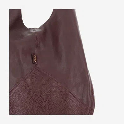 Chloé Chlo Hobo Balloon Bag In Burgundy