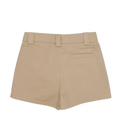 Chloé Chloè Kids Shorts Beige In Brown
