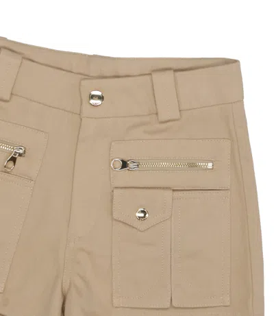 Chloé Chloè Kids Shorts Beige In Brown