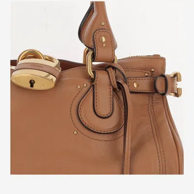 Chloé Chloe Camel Leather Paddington Shoulder Bag In Brown