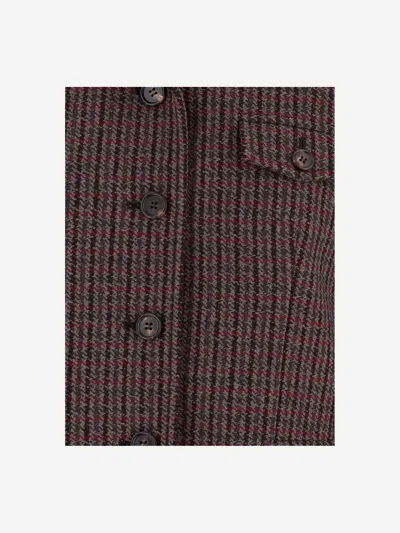 Chloé Coats In Burgundy