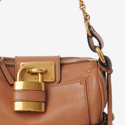 Chloé Chloe' Women Paddington Small Leather Shoulder Bag In Brown
