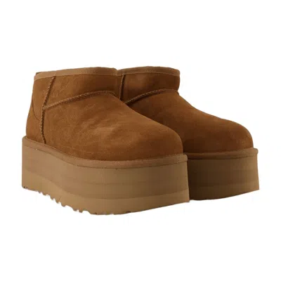 Ugg Classic Ultra Mini Sole Bold In Brown