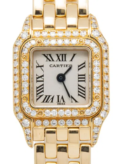 Pre-owned Cartier Panthère 17mm In Yellow
