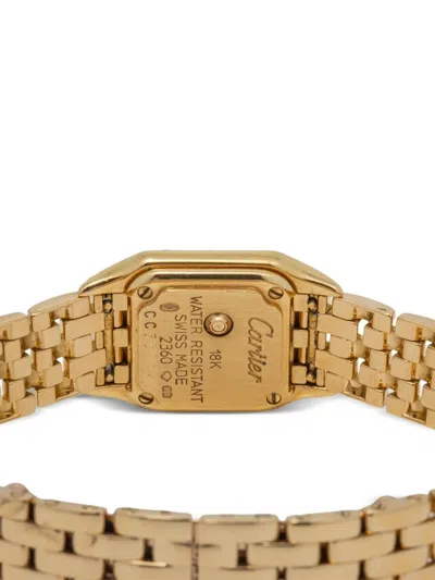 Pre-owned Cartier Panthère 17mm In Yellow