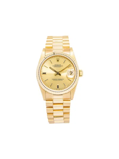 Pre-owned Rolex Datejust 31mm In Gold