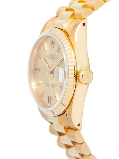 Pre-owned Rolex Datejust 31mm In Gold