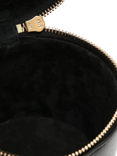 Alaïa Alaia Cylindre S Black Bag With Golden Zip Logo