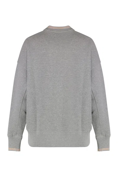 Autry College Sweatshirt In Cotton With Logo In Gray