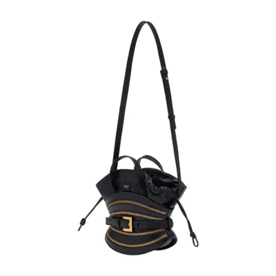 Balmain Shuffle Mini Bag In Black