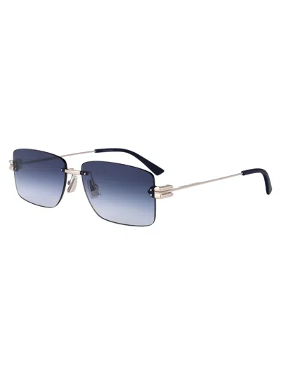 Bottega Veneta Bv1126s005-silver-silver-blue In Blue