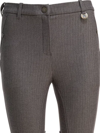 Burberry "jodhpur" Pants In Gray