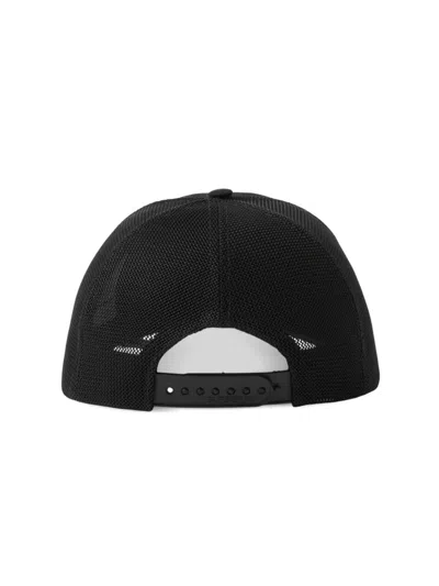 Burberry Logo-embroidered Baseball Cap In Black