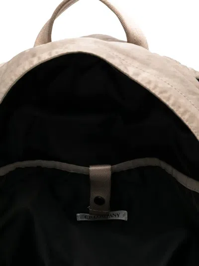 C.p. Company C.p.company Top-handle Backpack With Lens Detail In Gray
