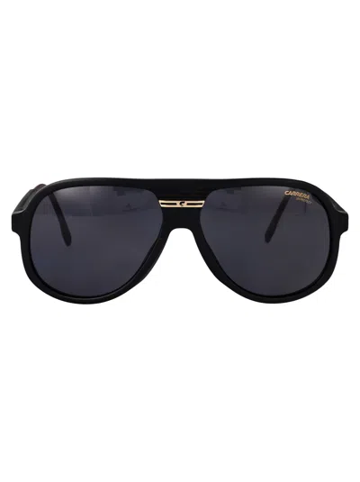 Carrera Black Acetate Sunglasses In Black