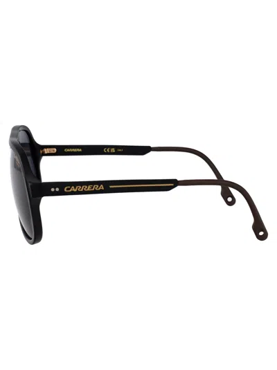 Carrera Black Acetate Sunglasses In Black