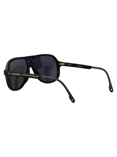 Carrera Black Acetate Sunglasses In Black