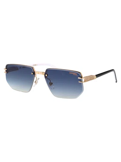 Carrera Black White Metal Sunglasses In Blue