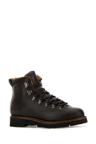 Church's Leather Poulton Ankle Boots With Pull Tab In Black