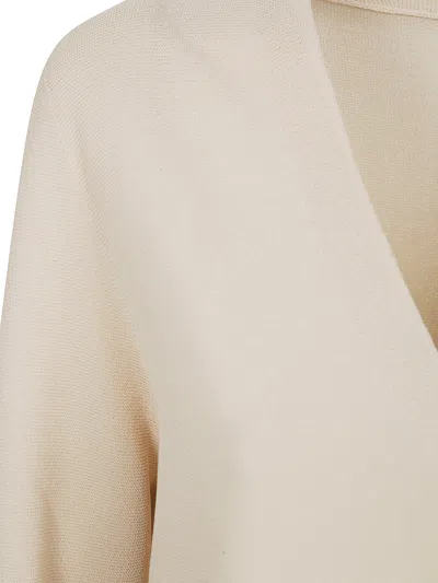 D Exterior D.exterior Viscosa Cardigan Link In Neutral