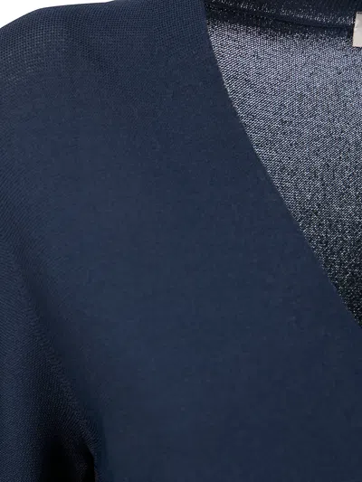 D Exterior D.exterior Viscosa Cardigan Link In Blue