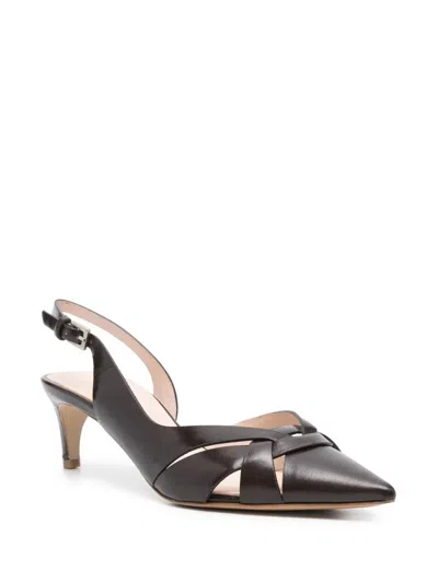Del Carlo Paris Sling Back In Brown