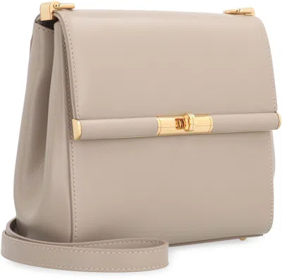 Dolce & Gabbana City Marlene Leather Crossbody Bag In Neutral