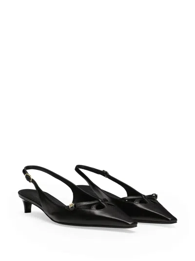 Dolce & Gabbana Slingback Seta In Black
