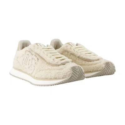 Dolce & Gabbana Dg Cushion Sneakers Beige In Neutral