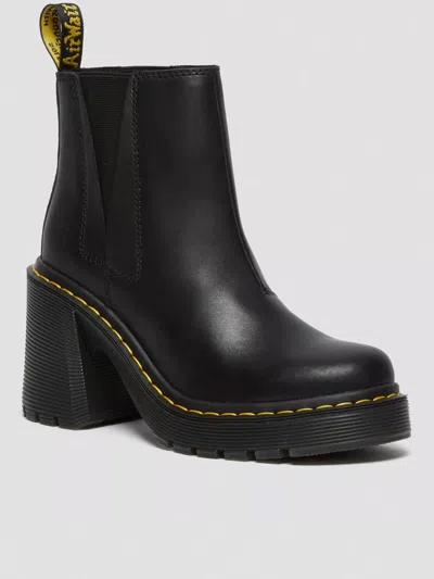 Dr. Martens Dr Martens Black Leather Chelsea Boots In Black