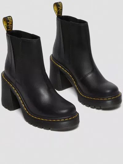 Dr. Martens Dr Martens Black Leather Chelsea Boots In Black