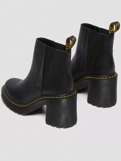 Dr. Martens Dr Martens Black Leather Chelsea Boots In Black