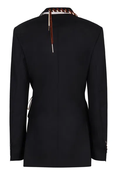 Dries Van Noten Blazer In Wool In Black