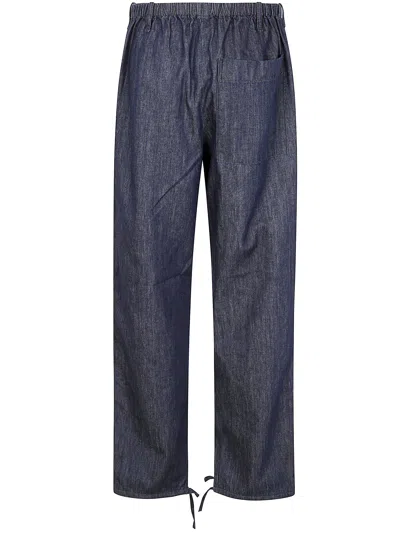 Dries Van Noten Penra Denim 1553 W. W.pants In Blue