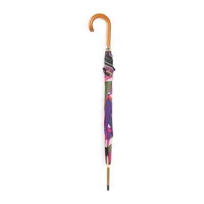 Pucci Iride-print Umbrella In Multi