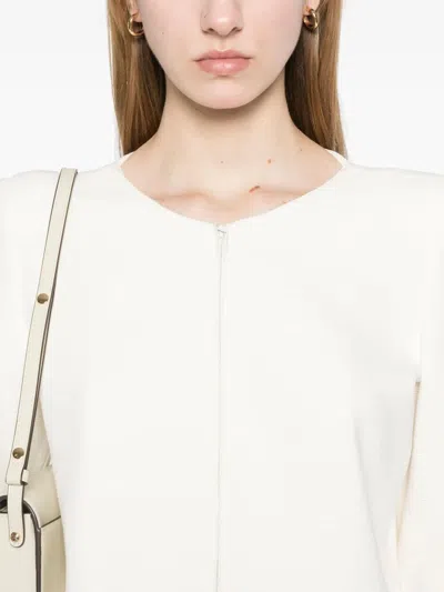 Emporio Armani Cotton Blazer Jacket In White